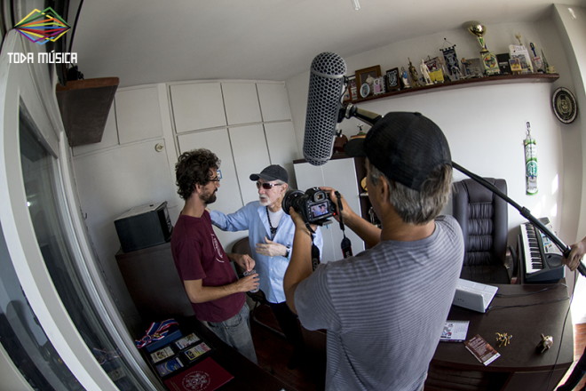 Alan Oliveira e Maestro Formiga no TDM. / Foto: Teresa Quesado