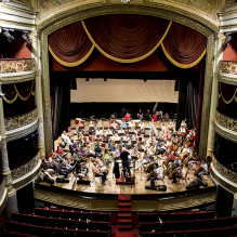 Orquestra Sinfônica do Recife no Teatro Santa Isabel. /Foto: Teresa Quesado