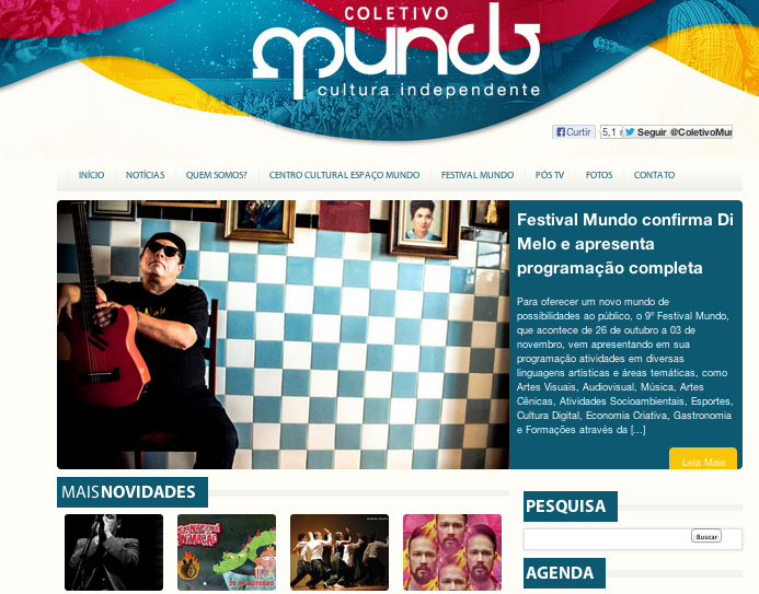 Festival Mundo divulga programação completa. / Foto: Frame do site