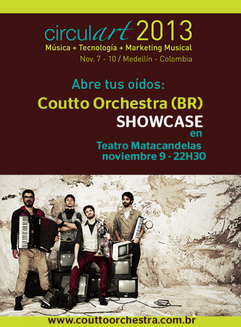 Coutto Orchestra representa o Brasil na Colômbia